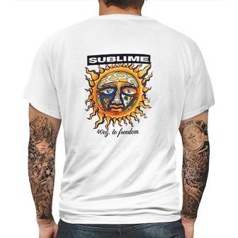 Sublime 40 Oz To Freedom Mens Back Print T-shirt | Favorety CA