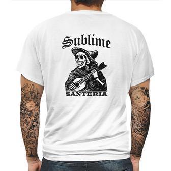 Sublime Santeria Skeleton Mens Back Print T-shirt | Favorety CA