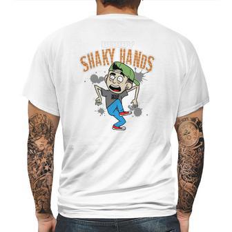 Team Edge Shaky Hands Mens Back Print T-shirt | Favorety