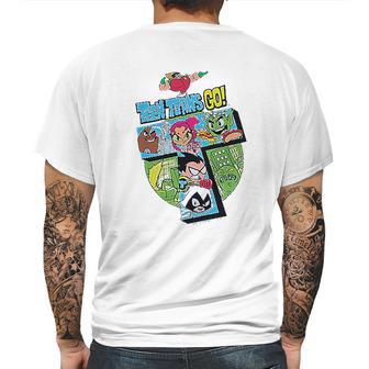 Teen Titans Go Team Adult Mens Back Print T-shirt | Favorety AU