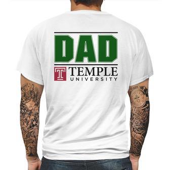 Temple University Proud Dad Parents Day 2020 Mens Back Print T-shirt | Favorety UK