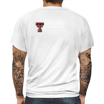 Texas Tech University School Of Law Mens Back Print T-shirt | Favorety DE