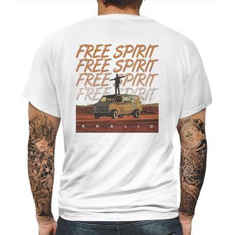 Threadz Free Spirit Khalid Mens Back Print T-shirt | Favorety