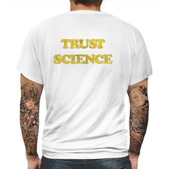 Trust Science Social Distancing Mens Back Print T-shirt | Favorety CA