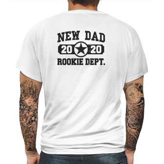 Tstars New Dad 2020 Rookie Department Mens Back Print T-shirt | Favorety AU