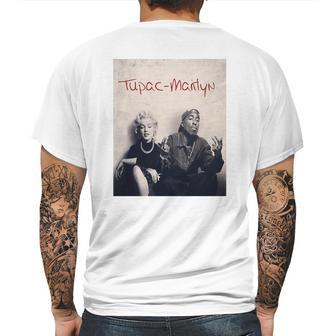 Tupac Marilyn Fans Mens Back Print T-shirt | Favorety AU