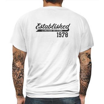 Ugp Campus Apparel Established Mens Back Print T-shirt | Favorety