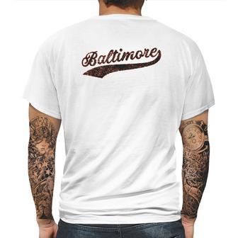 Ugp Campus Apparel Hometown Baseball Script Hometown Mens Back Print T-shirt | Favorety UK