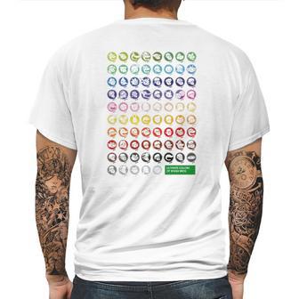 Ultimate Colors Of Smash Bros Mens Back Print T-shirt | Favorety CA