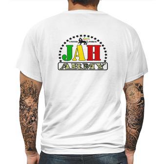 United Force Jah Army Mens Back Print T-shirt | Favorety AU