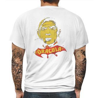 Universal Monsters Dracula Bela Lugosi Yellow Face Mens Back Print T-shirt | Favorety