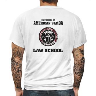 University Of American Samoa Law School Mens Back Print T-shirt | Favorety DE