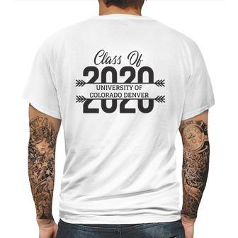 University School Graduation University Of Colorado Denver Graduate Class Of 2020 Mens Back Print T-shirt | Favorety CA