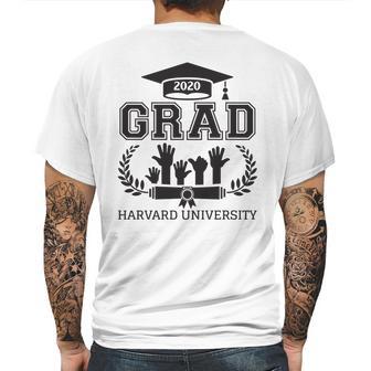 University School Graduation Harvard University Grad 2020 Mens Back Print T-shirt | Favorety AU