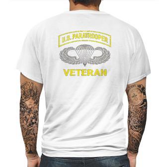 Us Paratrooper Airborne Division Army Veteran Mens Back Print T-shirt | Favorety DE