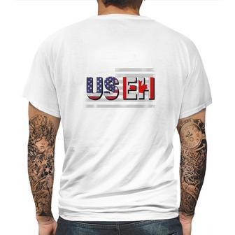 Useh American Canada Flag Maple Leaf July 4Th Shirt Mens Back Print T-shirt | Favorety UK