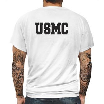 Usmc Classic Mens Back Print T-shirt | Favorety