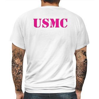 Usmc Emblem Marine Corp Mens Back Print T-shirt | Favorety CA