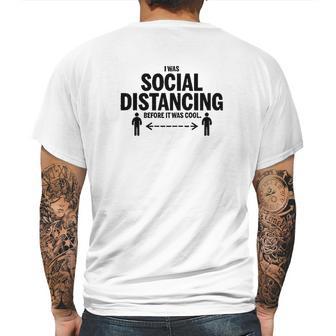 Utopia Sport I Was Social Distancing Mens Back Print T-shirt | Favorety CA