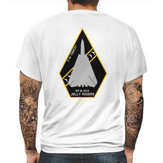 Vfa103 Jolly Rogers F14 Tomcat Jet Aircraftpatch Mens Back Print T-shirt | Favorety AU