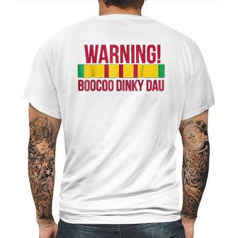 Vietnam Veteran Boocoo Dinky Dau Mens Back Print T-shirt | Favorety DE