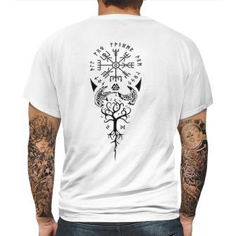 Viking Compass Protection Old Norse Warrior Mens Back Print T-shirt | Favorety CA