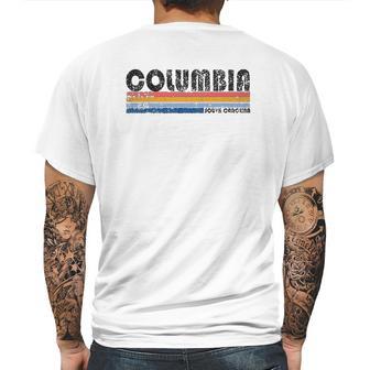 Vintage 1980S Style Columbia Mens Back Print T-shirt | Favorety AU