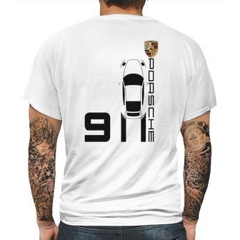 Vintage 911 Porsche Sports Car Mens Back Print T-shirt | Favorety CA