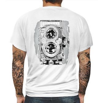 Vintage Camera Photography Mechanical Film Darkroom Mens Back Print T-shirt | Favorety AU