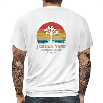 Vintage Joshua Tree National Park Retro Souvenir Mens Back Print T-shirt | Favorety CA