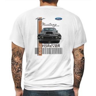 Vintage Mustang Ford 1969 Love Since Forever Mens Back Print T-shirt | Favorety AU