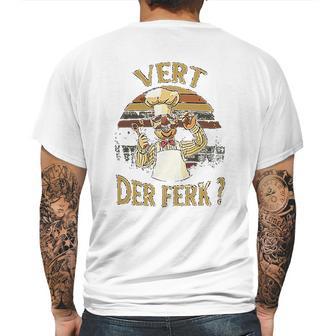 Vintage Vert Der Ferk Kitchen Fan Mens Back Print T-shirt | Favorety CA