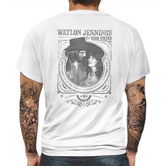 Waylon Jennings Jessi Good Mens Back Print T-shirt | Favorety