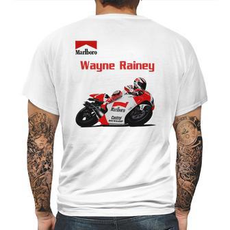 Wayne Rainey Yamaha Mens Back Print T-shirt | Favorety UK