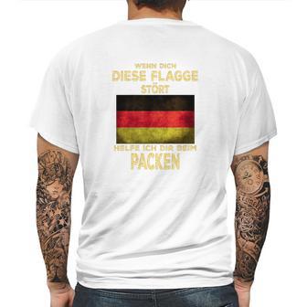 Wenn Dich Diese Flagge Stört Helfe Ich Dir Beim Packen Mens Back Print T-shirt | Favorety AU