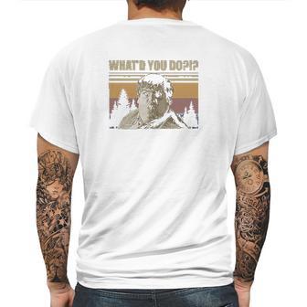 Whatd You Do Chris Farley Vintage Mens Back Print T-shirt | Favorety AU