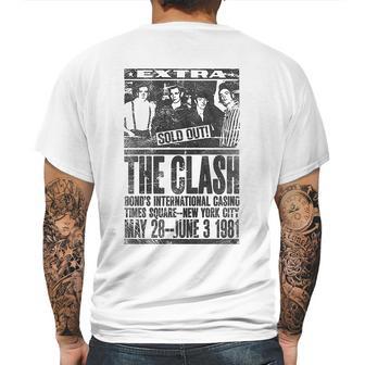 White The Clash Bonds 1981 Official Mens Back Print T-shirt | Favorety AU