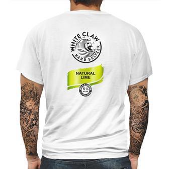 White Claw Hard Seltzer Natural Lime Shirt Mens Back Print T-shirt | Favorety AU