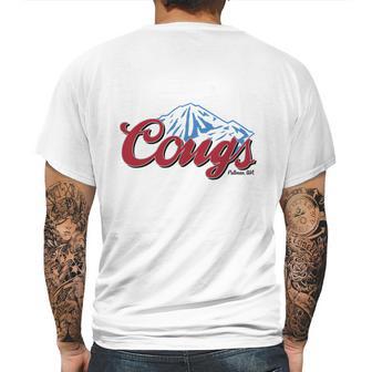 Wsu Cougs Light - Blue Mens Back Print T-shirt | Favorety CA