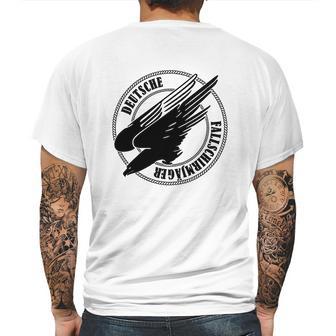 Ww2 German Paratrooper T-Shirt - Fallschirmjager Subdued Mens Back Print T-shirt | Favorety