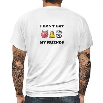 Yo No Como Mis Amigos Veganos Mens Back Print T-shirt | Favorety AU