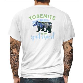 Yosemite National Park Half Dome Bear Mens Back Print T-shirt | Favorety DE