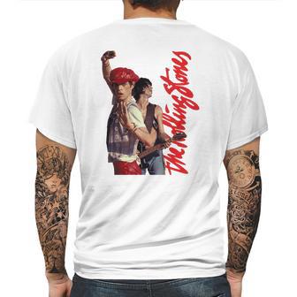 Young Mick Jagger And Keith Richards Mens Back Print T-shirt | Favorety AU