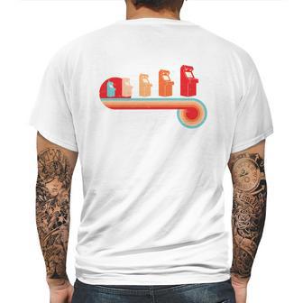 Retro Vintage Video Game Arcade Machines Mens Back Print T-shirt | Favorety CA