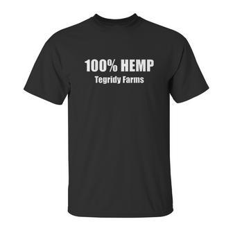 100 Hemp Tegridy Farms Unisex T-Shirt | Favorety AU