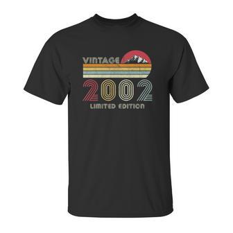 19 Years Old Gifts Vintage 2002 Limited Edition 19Th Birthday Unisex T-Shirt | Favorety