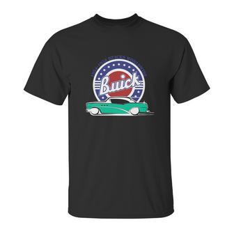 1954 Buick Turquoise White Unisex T-Shirt | Favorety CA