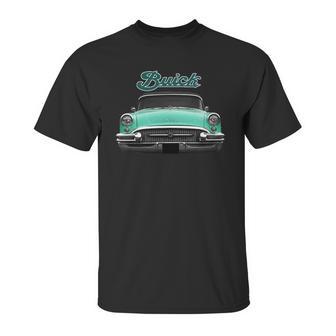 1955 Buick Front Green Unisex T-Shirt | Favorety