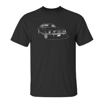 1967 Fastback Ford Mustang Unisex T-Shirt | Favorety UK