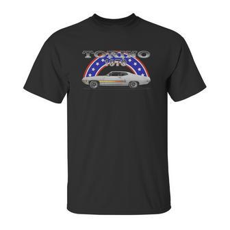 1970 Ford Torino Gt Side White Unisex T-Shirt | Favorety